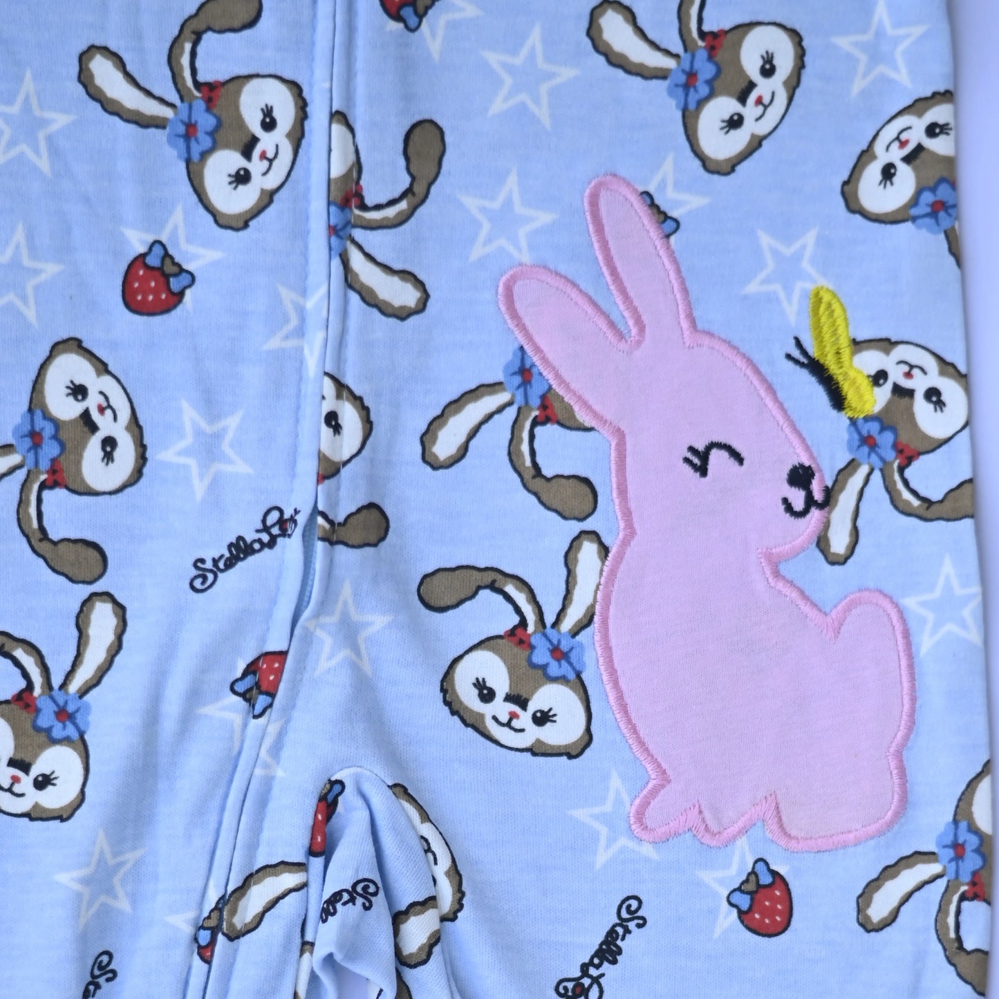 Bunny Ruffle Footed Baby Romper