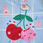 Sweet Cherry Cotton Baby Romper