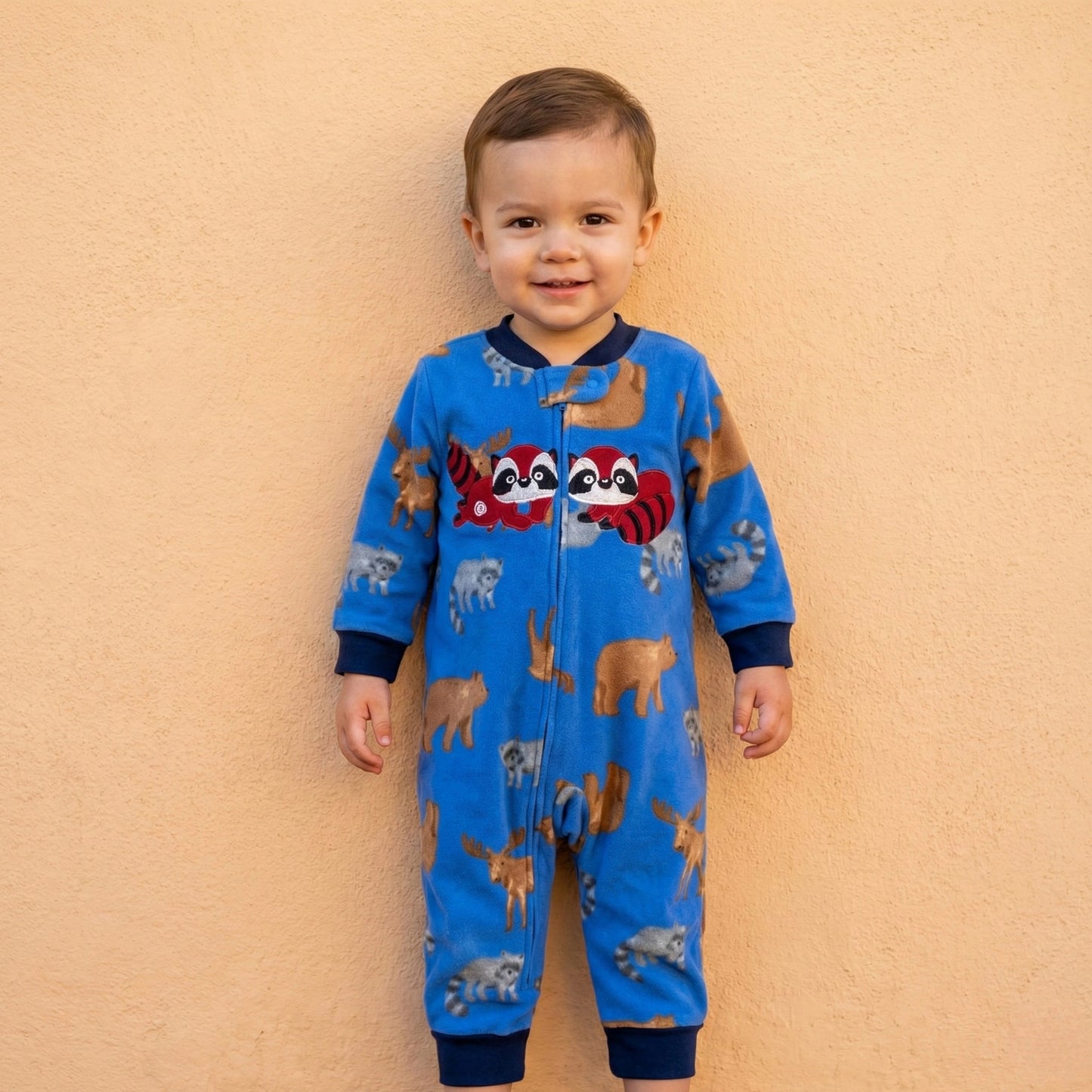 Woodland Friends Fleece Romper