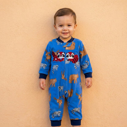 Woodland Friends Fleece Romper