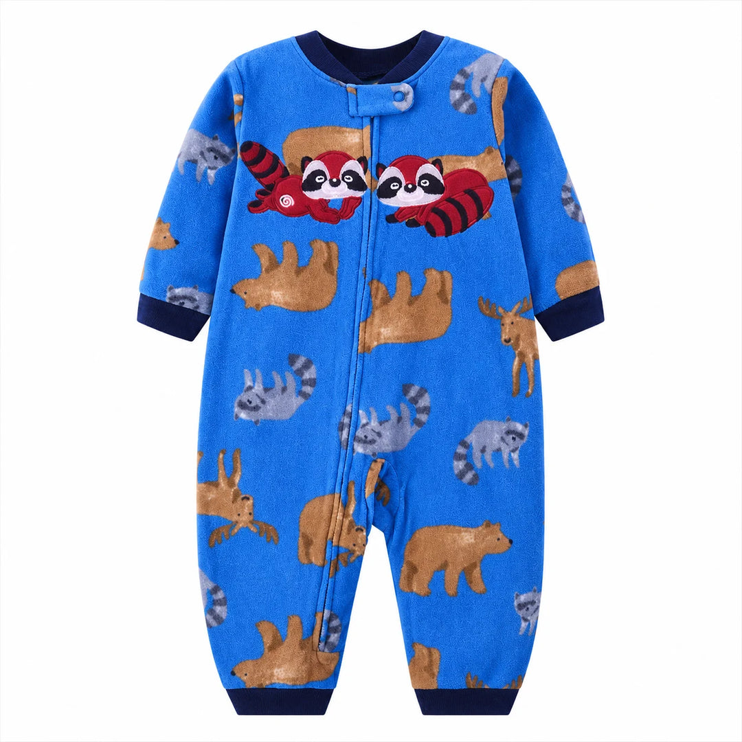 Woodland Friends Fleece Romper