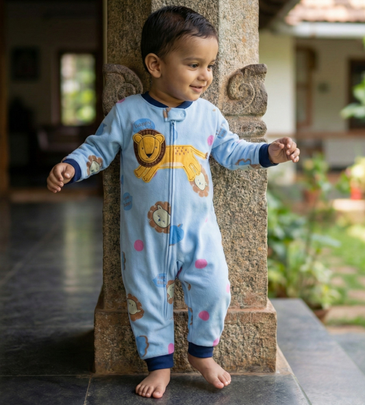 Happy Lion Baby Romper