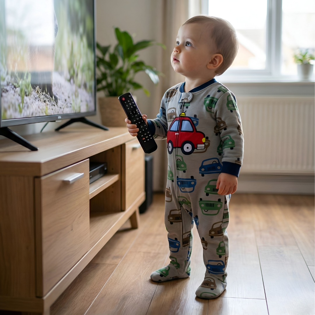 Car Print Footed Baby Romper