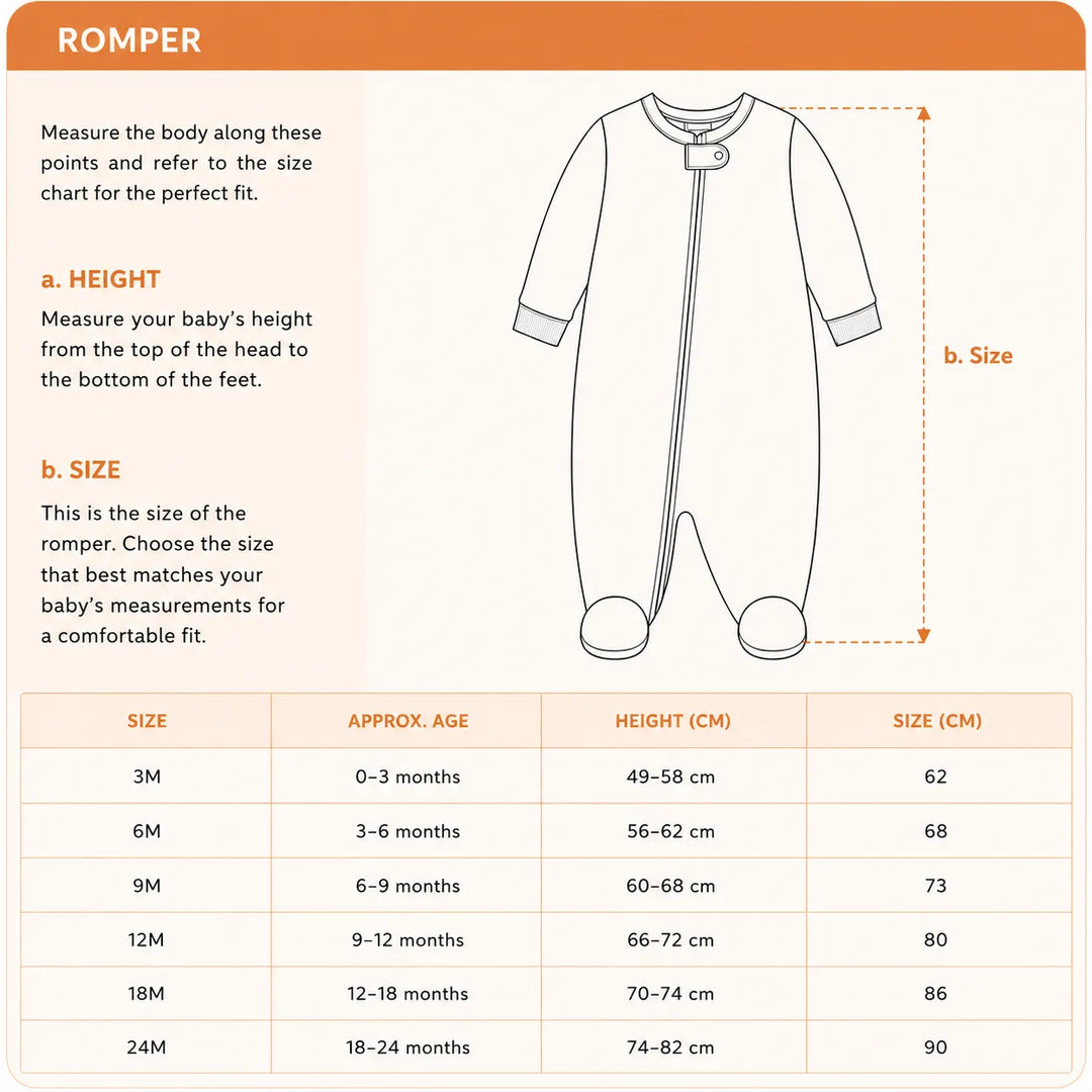 Dinosaur Print Footed Baby Romper